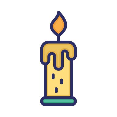 Mum, akşam yemeği, ateş, arkaplan vektör simgesi ile ortaya çıkan Renk kolayca düzenleyebilir ya da düzenleyebilir