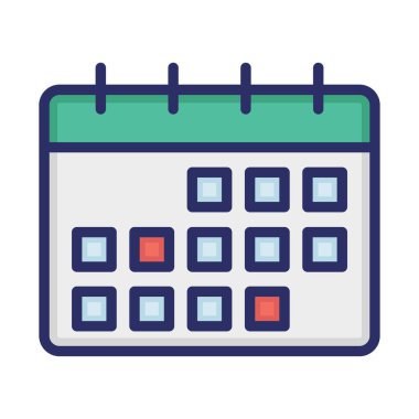 Takvim, parti, zaman çizelgesi, Arkaplan vektör simgesiyle kolayca düzenleyebilen veya düzenleyebilen zaman çizelgesi rengi