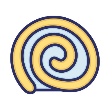 Mocha rulo, tereyağı, krema, arka plan vektör simgesi ile sünger Rengi kolayca düzenleyebilir ya da değiştirebilir