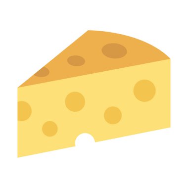 Peynir, tereyağı, süt ürünleri, yemek Rengi ve arka plan vektör simgesi kolayca düzenlenebilir