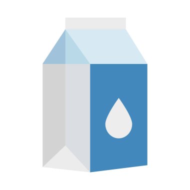 Süt paketi, süt, paket, içecek Arkaplan vektör simgesi ile kolayca düzenleyebilen veya düzenleyebilen Renk