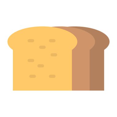 Ekmek, Rusk, fırın, Arkaplan vektör simgesi ile Rengi dilimle kolaylıkla düzenleyebilen veya düzenleyebilen