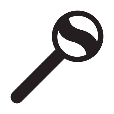 Lolipop, şeker, tatlı, çöl Rengi ve arka plan vektör simgesi kolayca düzenlenebilir