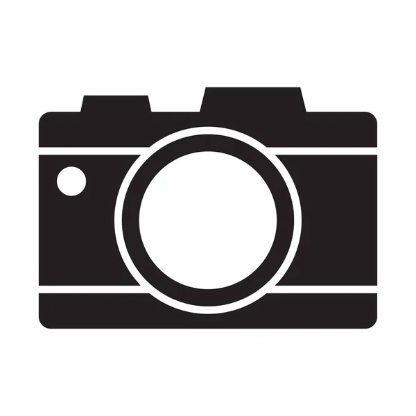 Camera Foto Fotografie Foto Kleur Met Achtergrond Vector Pictogram Dat — Stockvector