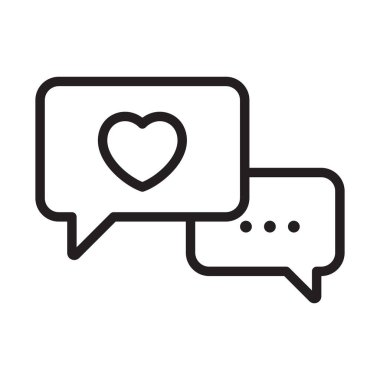 Sohbet, mesaj, harika, arka plan vektör simgesi ile e- posta Rengi Kolayca düzenleyebilen veya düzenleyebilen