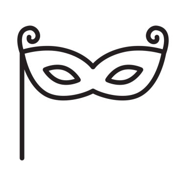 Karnaval, kostüm, gözler, arka plan vektör simgesiyle maskelenmiş, kolayca düzenlenebilen veya düzenlenebilen renk