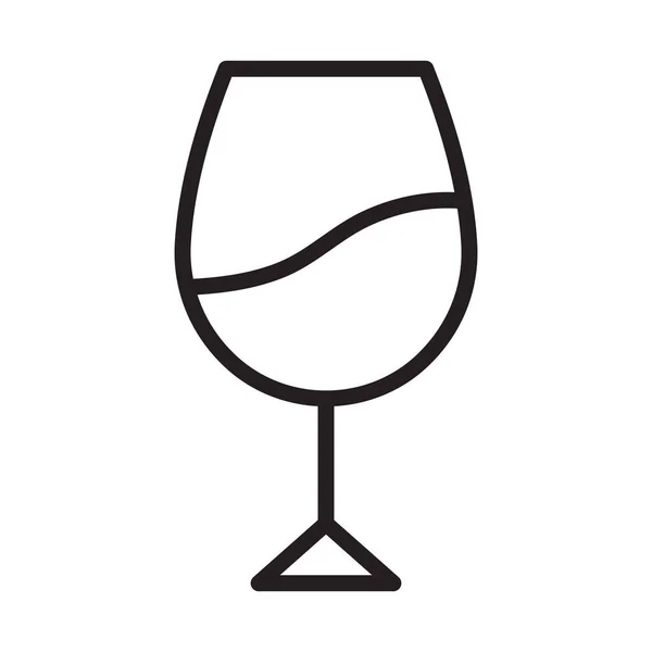 Drink Sap Koel Drankje Glas Kleur Met Achtergrond Vector Pictogram — Stockvector