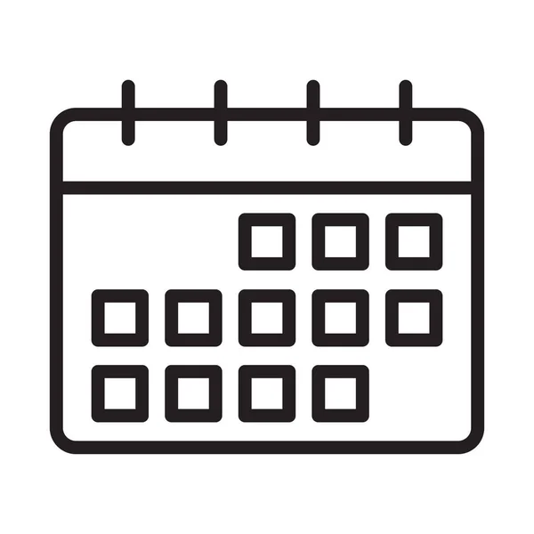 Kalender Party Zeitplan Stundenplan Farbe Mit Hintergrundvektorsymbol Das Leicht Geändert — Stockvektor