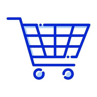 Araba, alışveriş arabası, alışveriş, ekommerce tamamen düzenlenebilir vektör simgesi