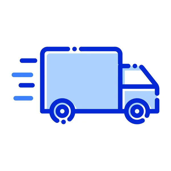 Express Delivery Express Shipping Truck Transport Fully Editable Vector Icon — Stock Vector