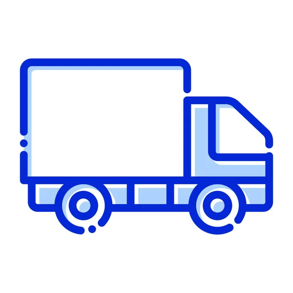 Fast Delivery Cargo Delivery Services Truk Fully Editable Vector Icon — Stock Vector