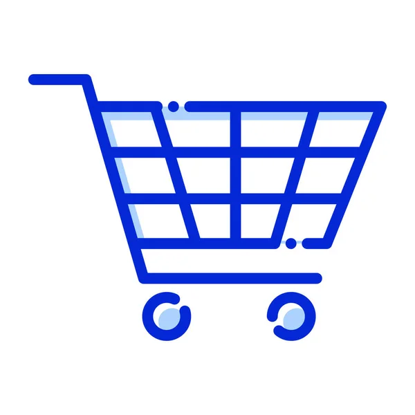 Cart Shopping Cart Shopping Ecommerce Fully Editable Vector Icon — Stock Vector