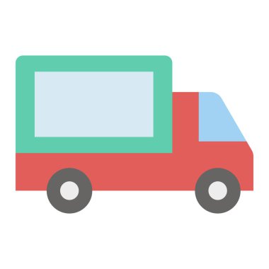 Kargo, dağıtım hizmetleri, dağıtım, tamamen düzenlenebilir vektör simgesi gönderiliyor