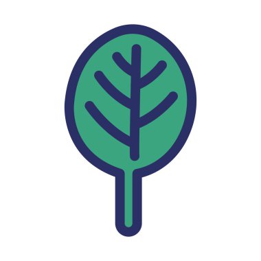 Ispanak İzole Vektör simgesi kolayca değiştirilebilir ya da düzenlenebilir