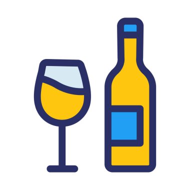 İçecek İzole Vektör simgesi Kolayca değiştirilebilir veya düzenlenebilir