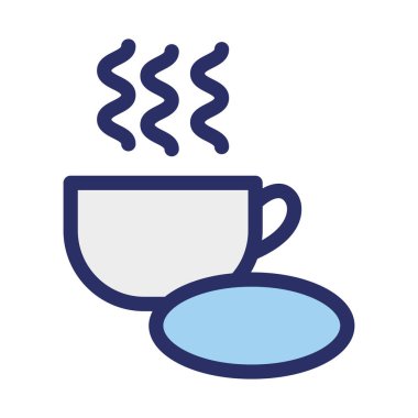  Kahvaltı İzole Vektör simgesi Kolayca değiştirilebilir veya düzenlenebilir