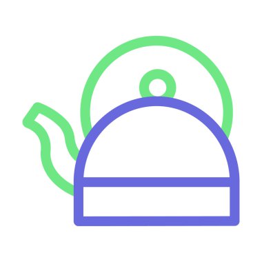 Kolayca düzenleyebilen ve değiştirebilen tencere izole edilmiş vektör simgesi