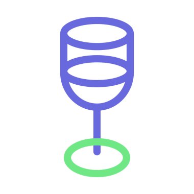 Kokteyl İzole Vektör simgesi Kolayca değiştirilebilir veya düzenlenebilir