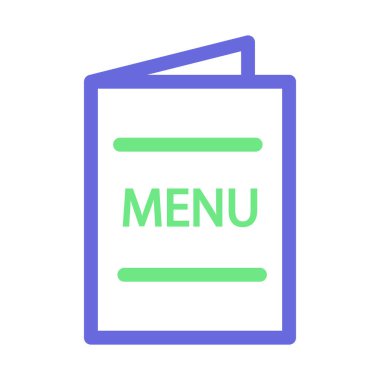 Gıda menüsü izole edilmiş Vektör simgesi kolayca düzenleyebilir ya da değiştirebilir