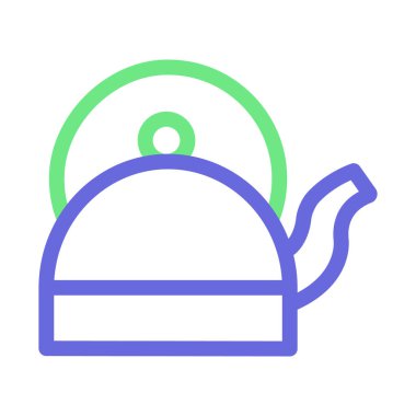 Kolayca değiştirebilen ya da düzenleyebilen Kettle izole Vektör simgesi