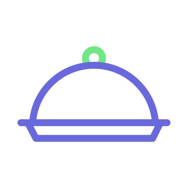 Şef Tabağı İzole Vektör simgesi Kolayca düzenleyebilir veya düzenleyebilirsiniz