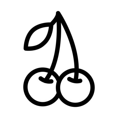 Kolayca değiştirilebilen veya düzenlenebilen yaban mersini izole edilmiş Vektör simgesi