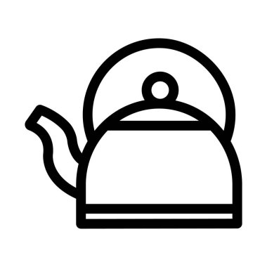 Kolayca değiştirebilen ya da düzenleyebilen Kettle izole Vektör simgesi