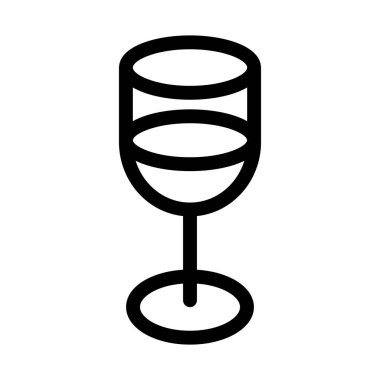 Kokteyl İzole Vektör simgesi Kolayca değiştirilebilir veya düzenlenebilir