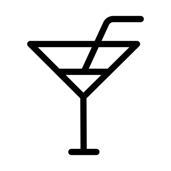 Drink Geïsoleerde Vector Pictogram Dat Gemakkelijk Kan Wijzigen Bewerken — Stockvector