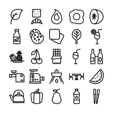 Kolayca değiştirebilen ya da düzenleyebilen Gıda İzole Vektör simgesi 