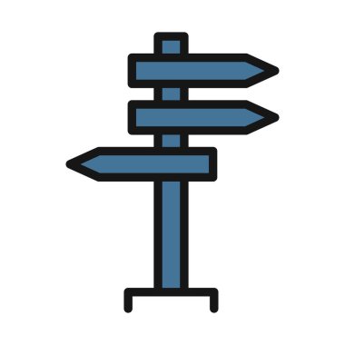 Kılavuz ileti çizgisi izole vektör simgesi kolayca değiştirilebilir ve düzenlenebilir