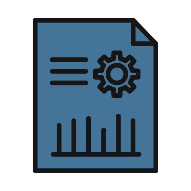Sayfa sıralaması, sayfa derecelendirme satırı izole vektör simgesi kolayca değiştirilebilir ve düzenlenebilir