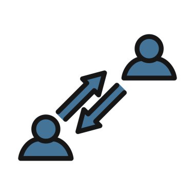 Takım satırı izole vektör simgesi kolayca değiştirilebilir ve düzenlenebilir