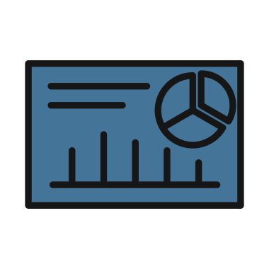 Ticaret şeması, satır grafik çizgisi izole vektör simgesi kolayca değiştirilebilir ve düzenlenebilir