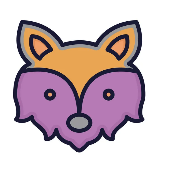 Fox Isoliertes Vektor Symbol Das Leicht Geändert Oder Bearbeitet Werden — Stockvektor