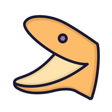 Yunus Yüzü Kolayca değiştirilebilen veya düzenlenebilen izole edilmiş Vektör simgesi