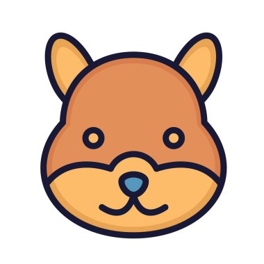 Kolayca değiştirilebilen ya da düzenlenebilen Kedi İzole Vektör simgesi