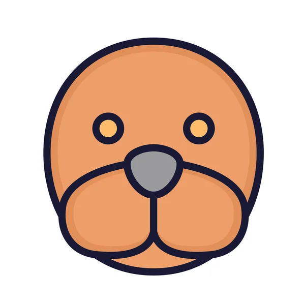 Shar Pei Isolated Vector Icon Can Easily Modified Edited — Stockový vektor