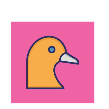 Kolayca değiştirilebilen ya da düzenlenebilen Ağaç Kırlangıcı izole edilmiş Vektör simgesi