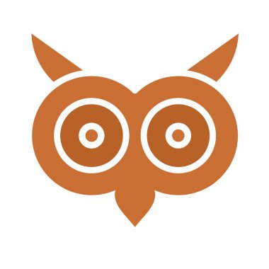 Kolayca değiştirilebilen ya da düzenlenebilen Baykuş İzole Vektör simgesi