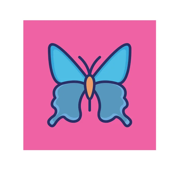 Icono Vector Aislado Mariposa Que Puede Modificar Editar Fácilmente — Vector de stock