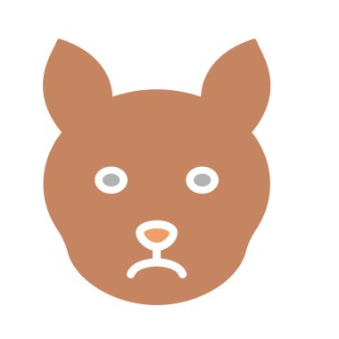 Kolayca değiştirilebilen ya da düzenlenebilen Kedi İzole Vektör simgesi