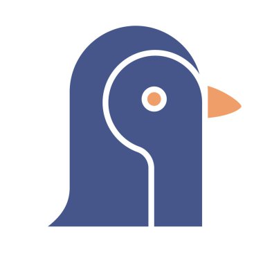 Kartal İzole Vektör simgesi Kolayca değiştirilebilir veya düzenlenebilir