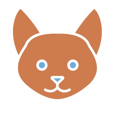 Kolayca değiştirilebilen ya da düzenlenebilen Tavşan İzole Vektör simgesi