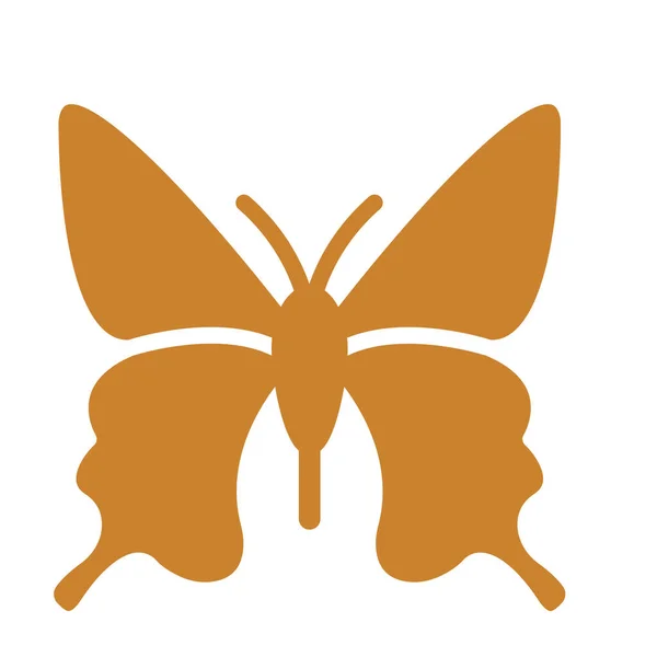 Icono Vector Aislado Mariposa Que Puede Modificar Editar Fácilmente — Vector de stock