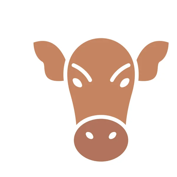 Buffalo Isolated Vector Icon Can Easily Modified Edited — Stock Vector