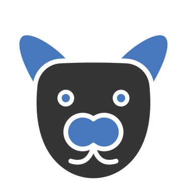 Kolayca değiştirilebilen ya da düzenlenebilen domuz izole edilmiş vektör simgesi