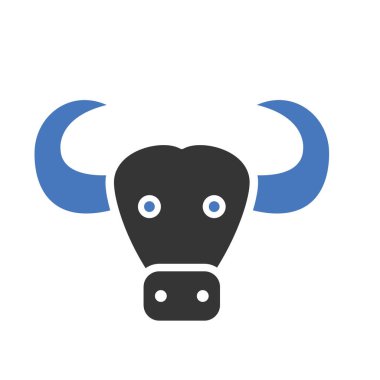 Kolayca değiştirilebilen veya düzenlenebilen Öküz İzole Vektör simgesi