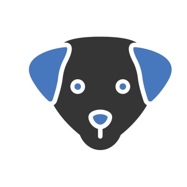 Kolayca değiştirilebilen ya da düzenlenebilen Köpek İzole Vektör simgesi