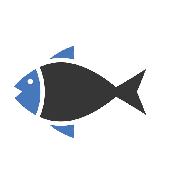 Fiskar Isolerad Vektor Ikon Som Lätt Kan Modifieras Eller Redigeras — Stock vektor